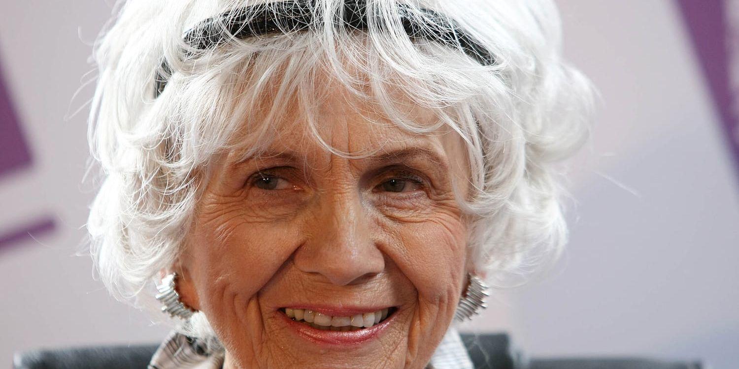 Den kanadensiska författaren Alice Munro på en bild från 2009.