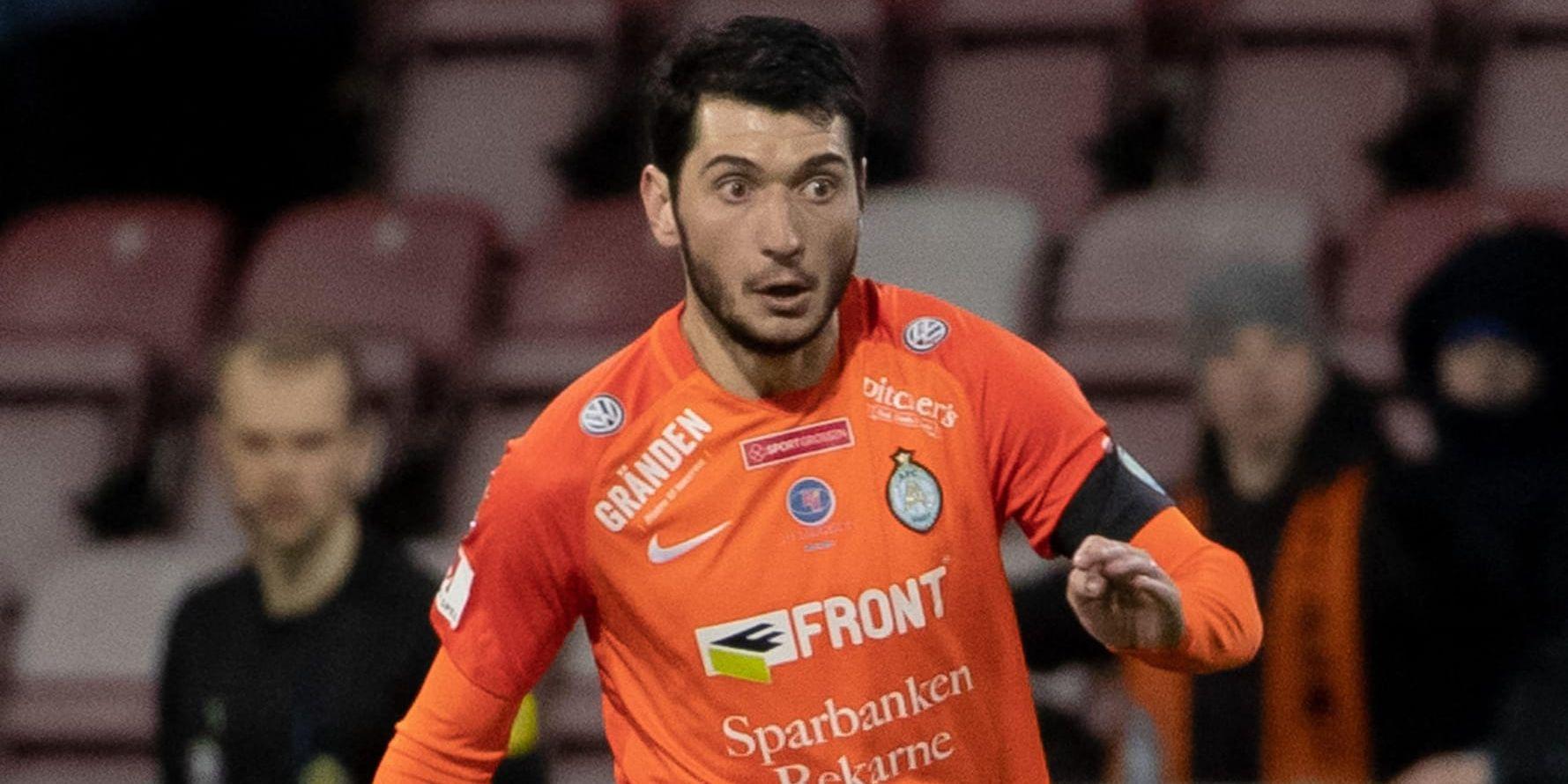 AFC Eskilstunas lagkapten Anel Rashkaj. Arkivbild.