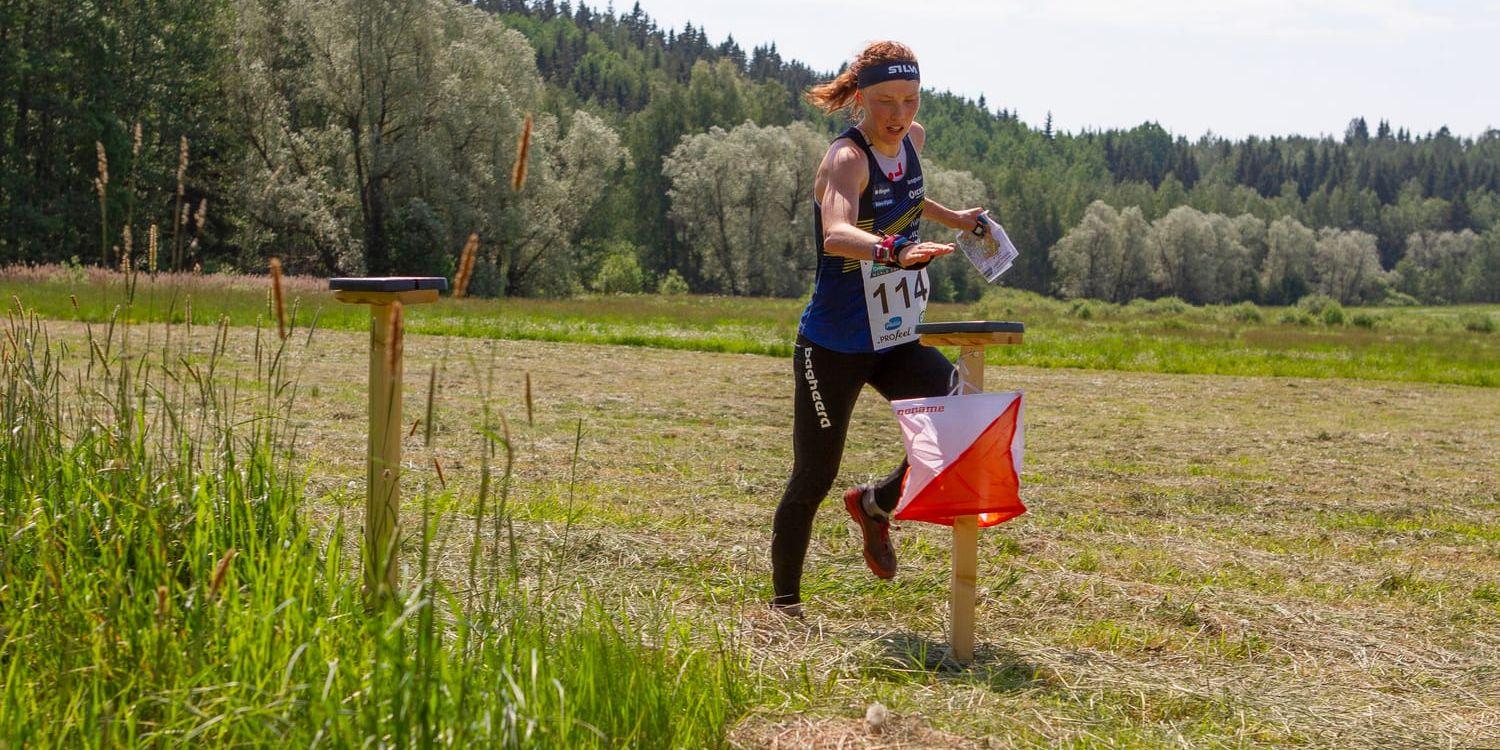 Tove Alexandersson under världscuptävlingarna i Finland.