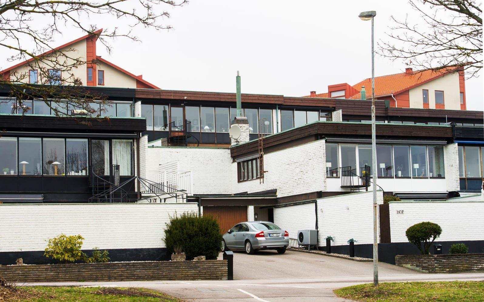 Känd gatubild. De flesta Halmstadbor känner till husen på Hyltegatan, som ofta kallas "spanska terrasshusen". Bild: Roger Larsson