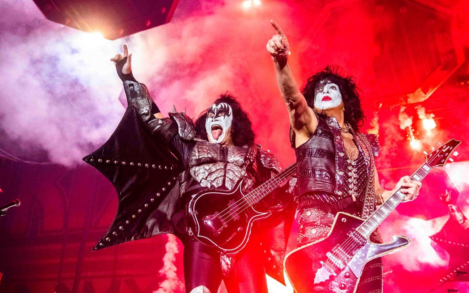 Kiss avskedsshow i Scandinavium, Göteborg.