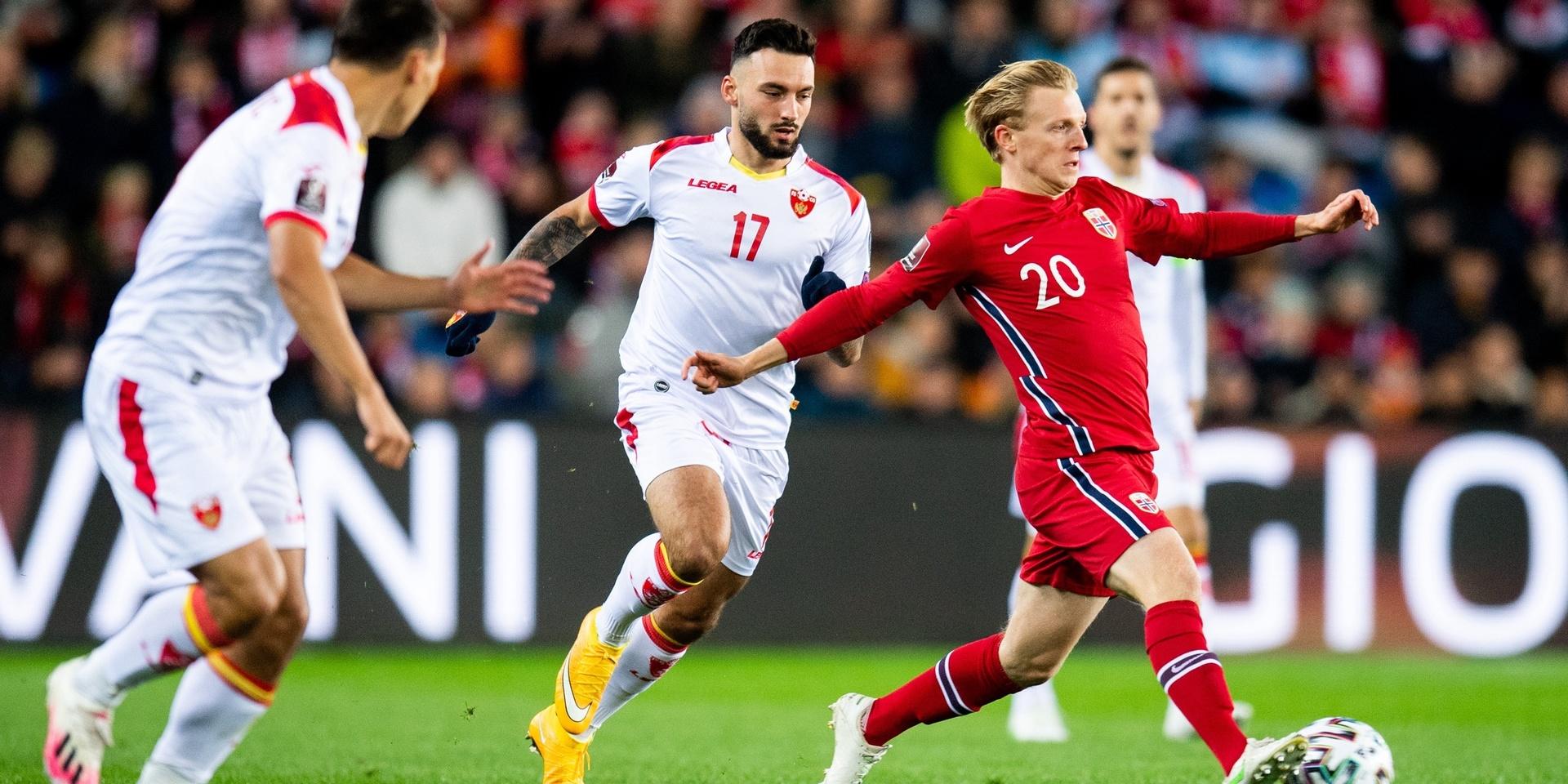 Sead Haksabanovic och Montenegro kunde inte rubba Norge i VM-kvalet.