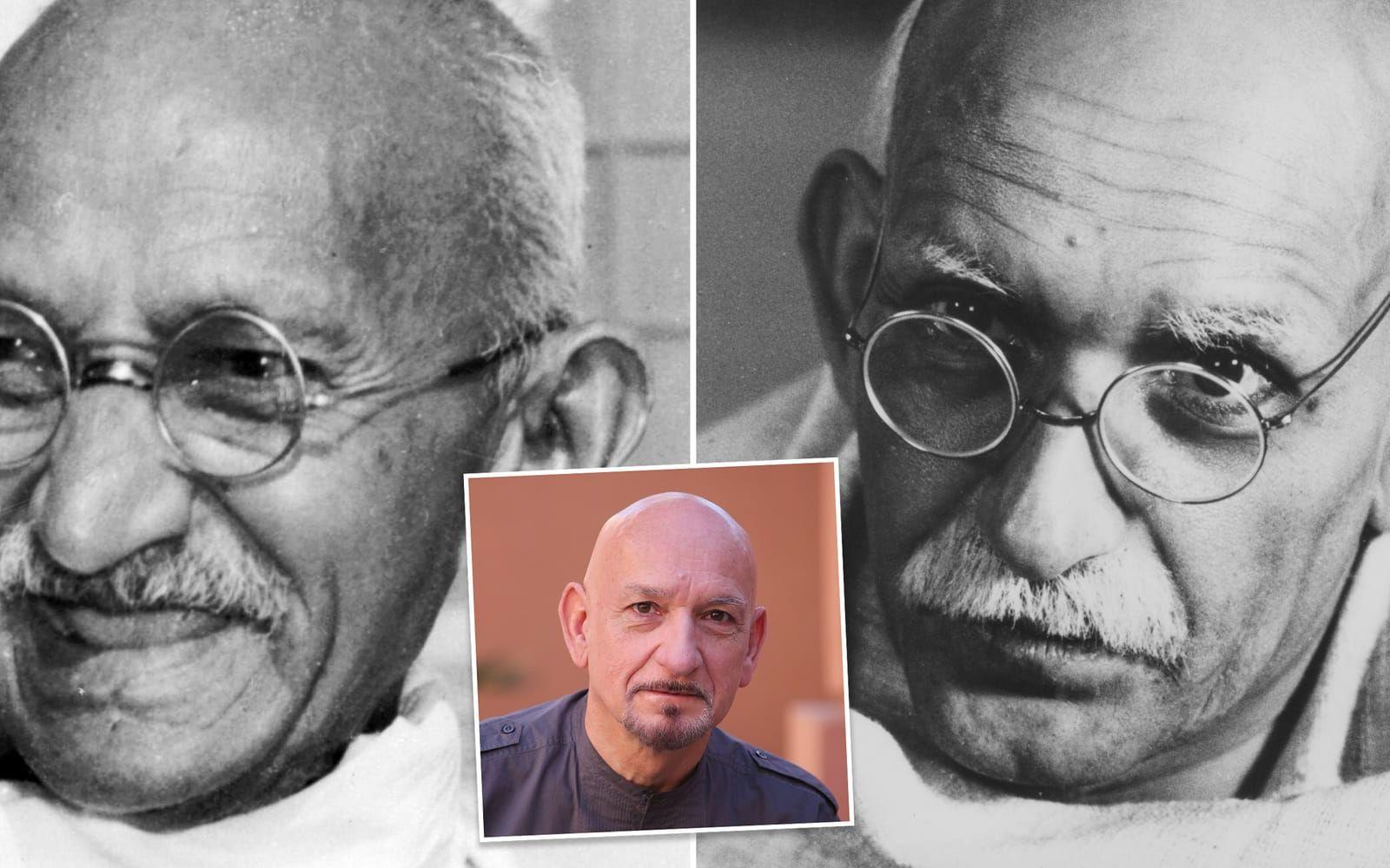 <strong>Originalet: Mahatma Gandhi. Skådespelaren: Ben Kingsley.</strong> ”Gandhi” vann åtta Oscars på filmgalan 1983, bland annat priset för bästa manliga skådespelare, som gick till Kingsley för insatsen som den indiske självständighetskämpen och andlige ledaren Mahatma Gandhi. Rykten har gjort gällande att Kingsley förberedde sig för rollen under två års tid och läste 27 böcker om Gandhi, men under ett besök i Indien 2009 förklarade han att verkligheten var en annan. ”Jag erbjöds rollen i september, reste till Indien i oktober och filminspelningen började i november”, sa han till The Times of India. Foto: TT/Stella Pictures