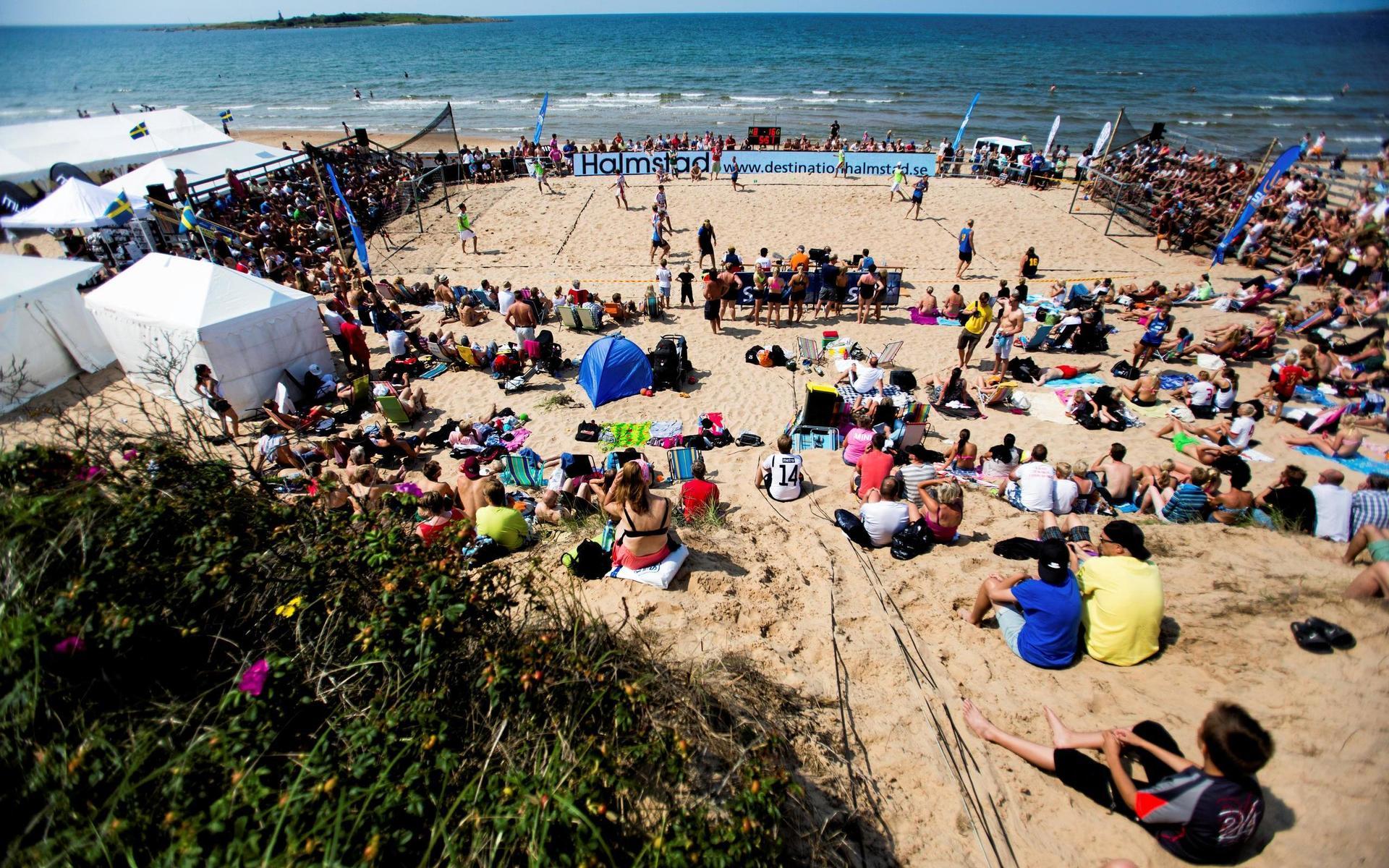 Beachvolleybollen avgjordes förstås i Tylösand.