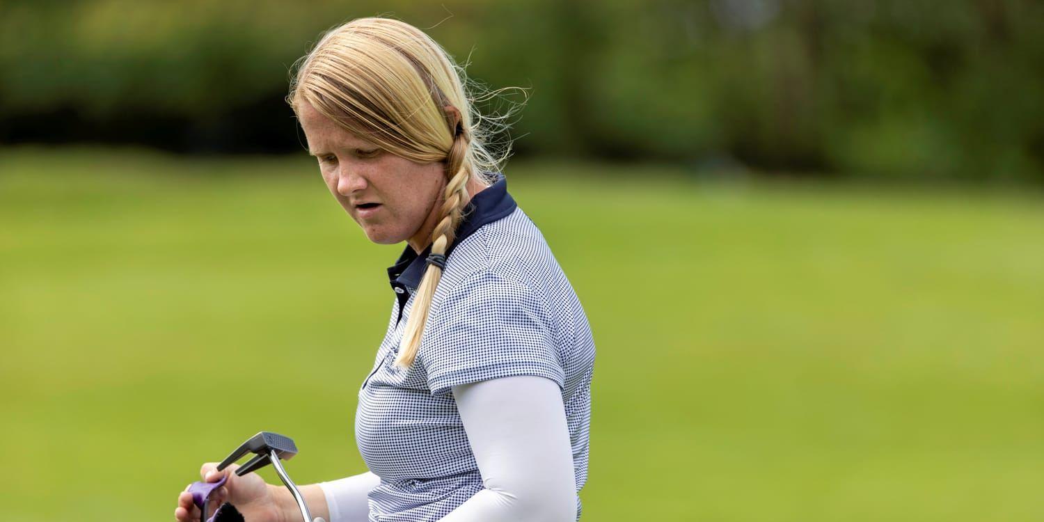 Ingrid Lindblad hade en tung andra dag under British Open.