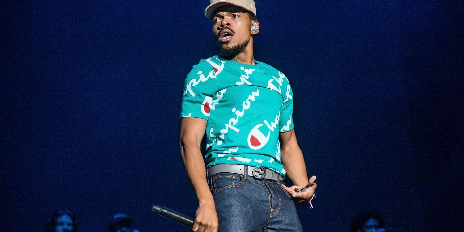 Chance the Rapper kommer till Roskilde i sommar. Arkivbild.