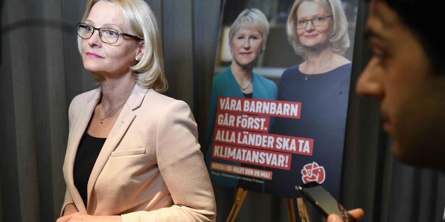 Heléne Fritzon är Socialdemokraternas toppkandidat i valet till EU-parlamentet.