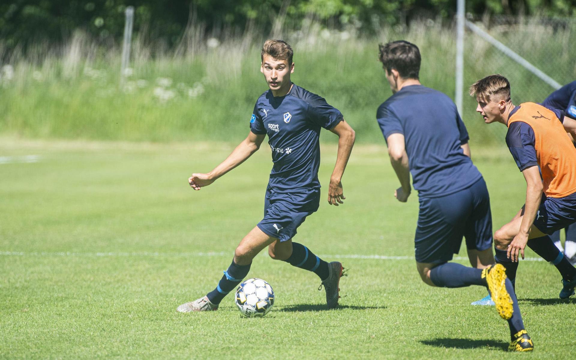 HBK:s skyttekung Rasmus Wiedesheim-Paul trivdes mot Trelleborg i fjol. Anfallaren gjorde mål i båda segermatcherna.