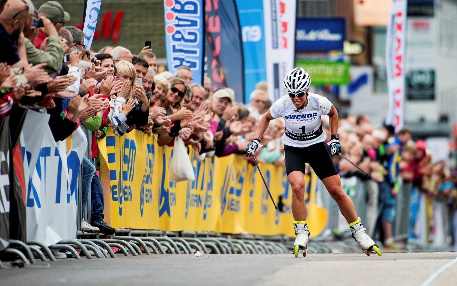 Charlotte Kalla var en av de största profilerna under SM-veckan 2013.