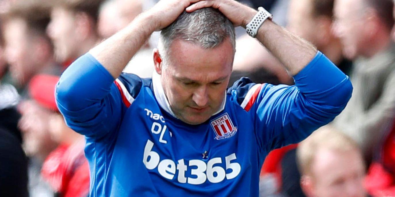 Paul Lambert lämnar nedflyttade Stoke. Arkivbild.