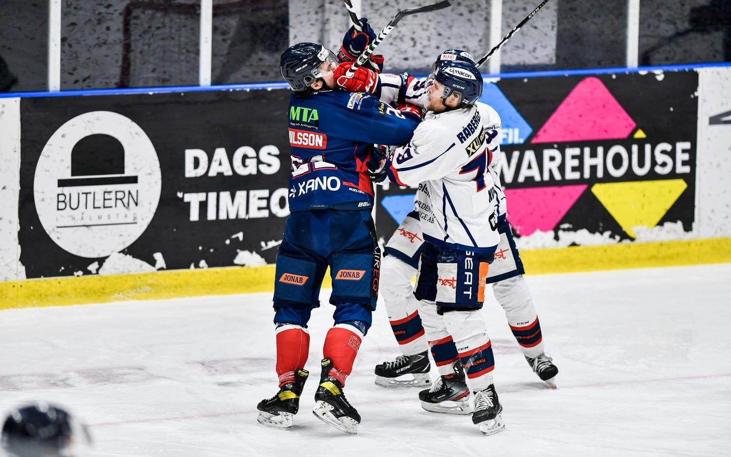 Halmstad Hammers vann mötet mot Kallinge-Ronneby och säkrade Hockeyettankontraktet till nästa säsong.