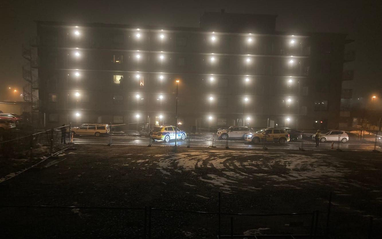 Under natten inträffade en explosion i norra Falkenberg. 