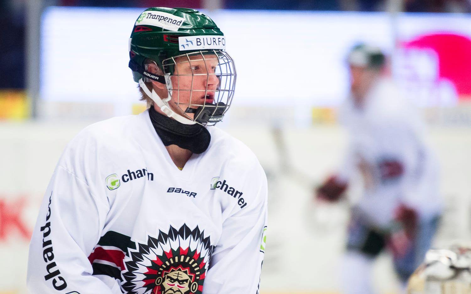 Rasmus Dahlin, ishockey, spelare i Frölunda. "Mitt smultronställe är helt klart ett fullsatt Scandinavium! Det är en sådan magisk känsla! Man får gåshud och man bara njuter".