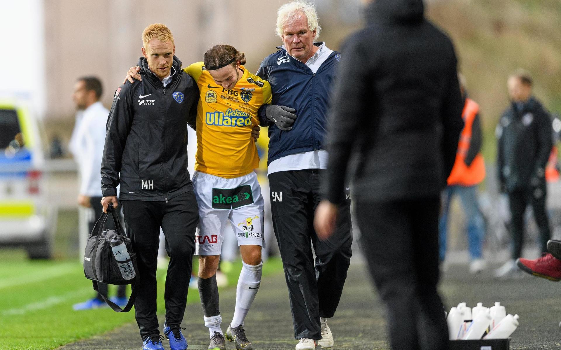 Robin Östlind hade en del skadeproblem under sin tid i Falkenberg.