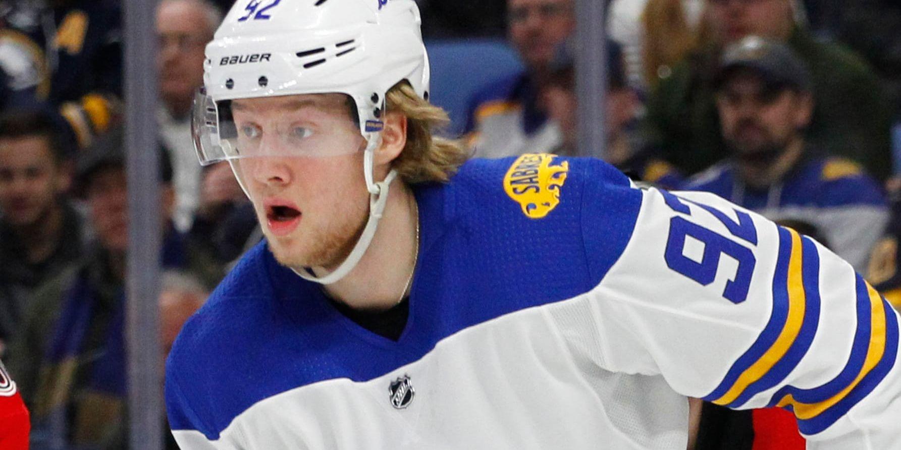 Alexander Nylander får starta hockeysäsongen i Buffalos farmarlag Rochester. Arkivbild.