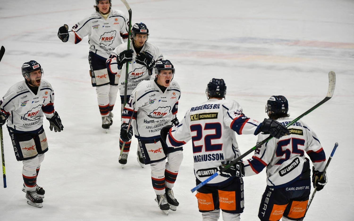 Hammers tog emot Kallinge-Ronneby i en match som slutade med två poäng till Hammers.