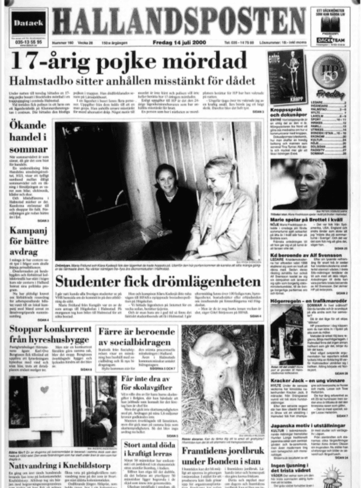 HP 14 juli 2000.