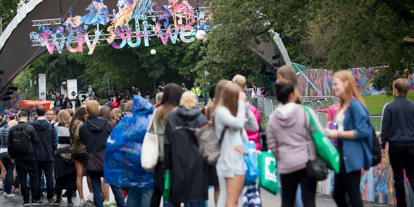 Musikfestivalen Way Out West blir klimattransparent. Arkivbild.