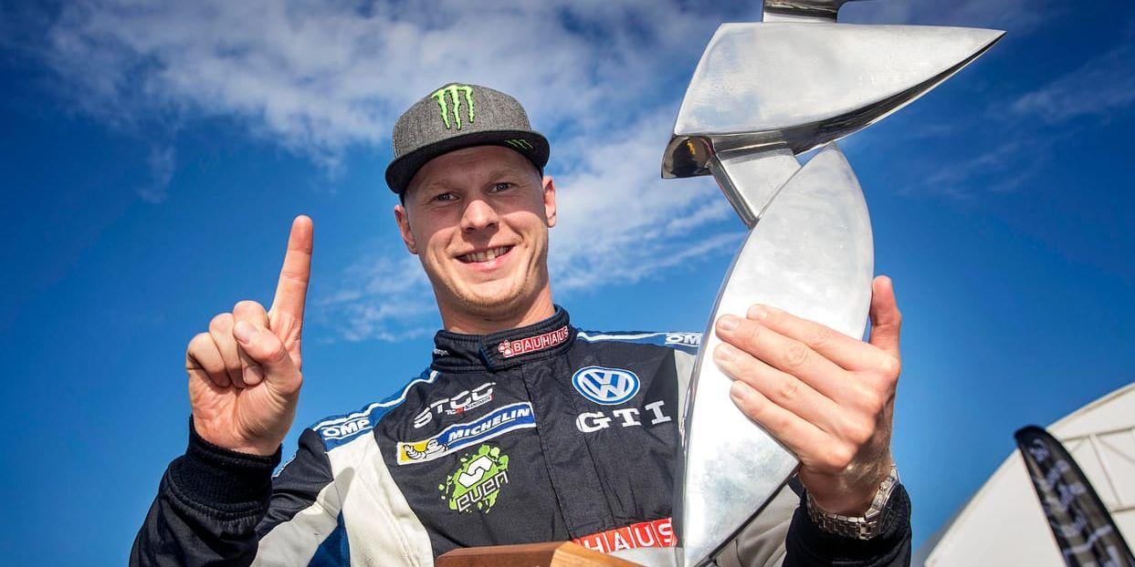 Johan Kristoffersson försvarar inte sin mästartitel i STCC. Istället blir det en internationell satsning i WTCR-serien. Arkivbild.