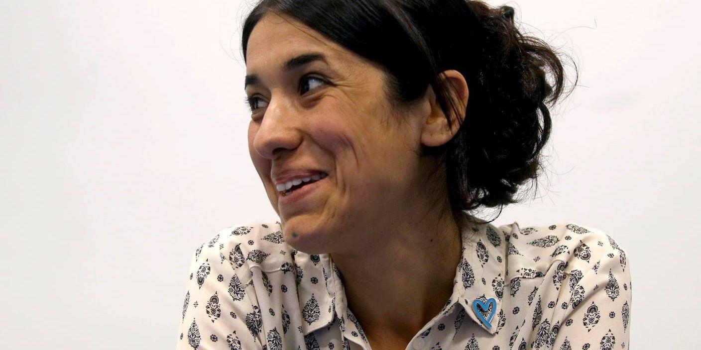 Nadia Murad är en av två fredspristagare. Arkivbild.