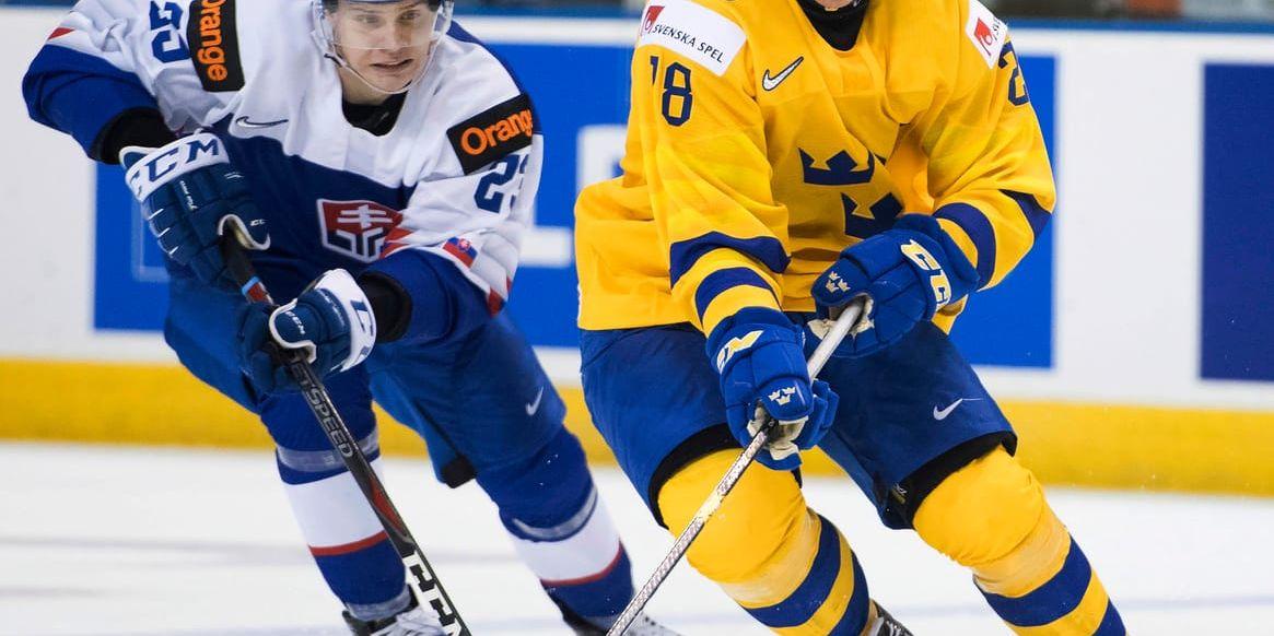 Fabian Zetterlund är fortfarande poänglös i JVM, men hoppas att det lossnar i kvällens kvartsfinal mot Schweiz.