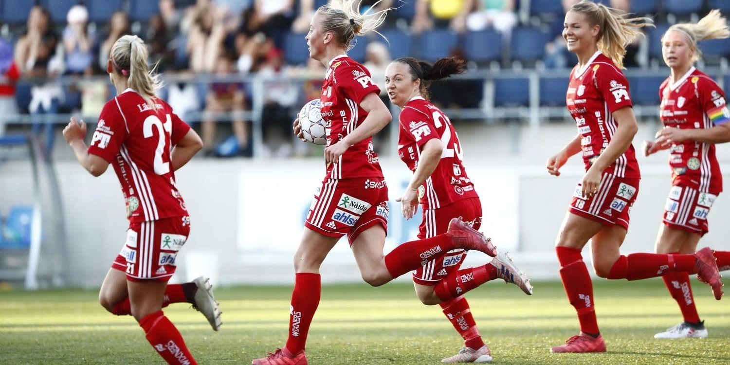 Piteå får inte jubla när damallsvenskan är över. I alla fall inte enligt experterna som i stället tror att Rosengård blir svenska mästare. Arkivbild.