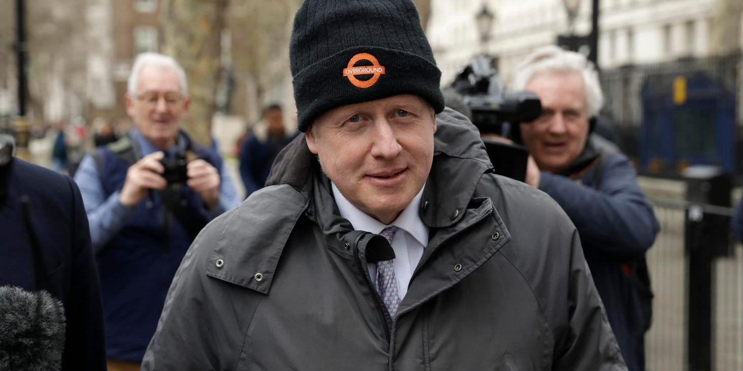 Boris Johnson, före detta utrikesminister i Storbritannien och förespråkare för en hård brexit. Arkivbild.