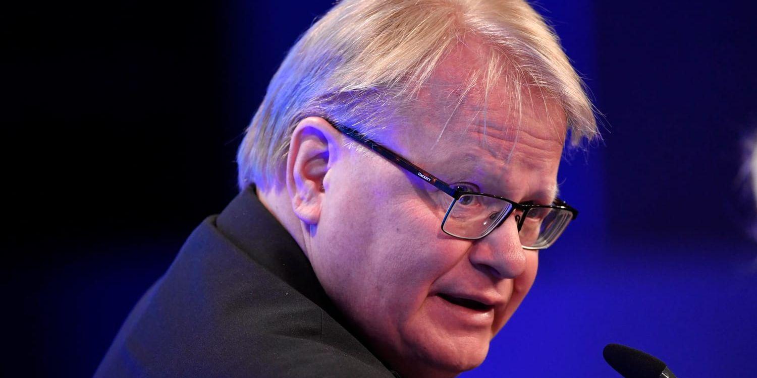 Försvarsminister Peter Hultqvist (S).