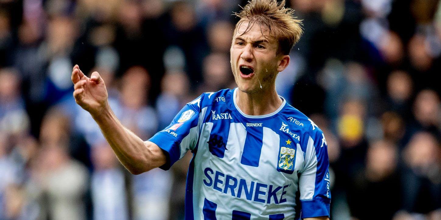 Göteborgs Benjamin Nygren ska ha tackat ja till belgiska Genk. Arkivbild.